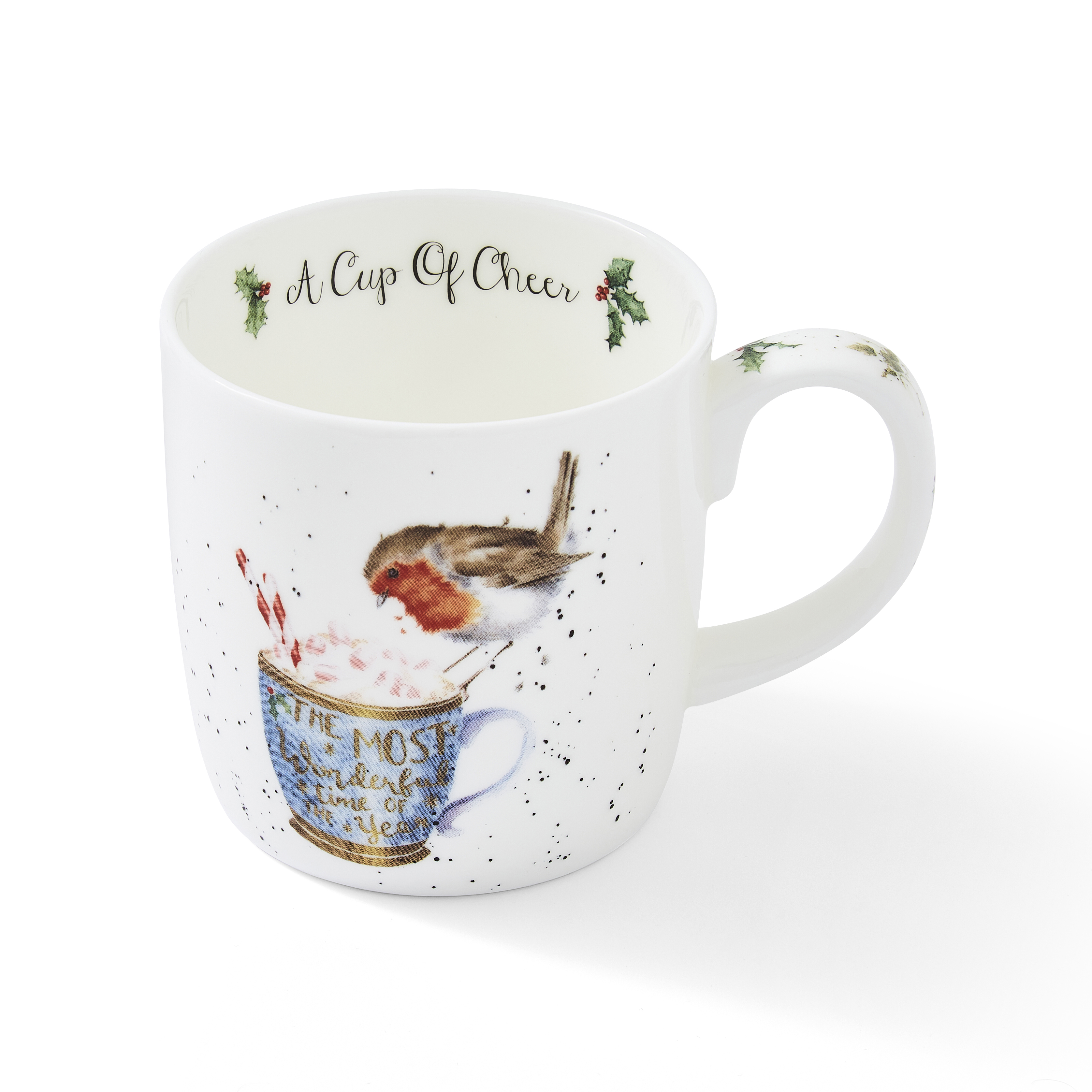 Cup of Cheer 14 Ounce Mug (Robin) image number null